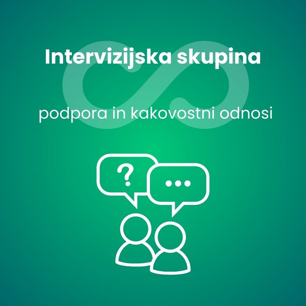 Intervizijska skupina: Podpora in kakovostni odnosi - Nataša Lenarčič