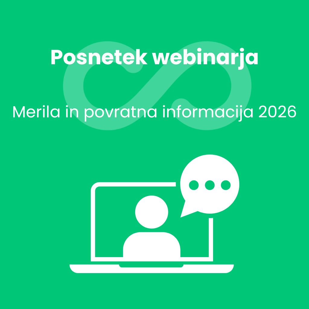 Posnetek webinarja: Merila in povratna informacija 2026