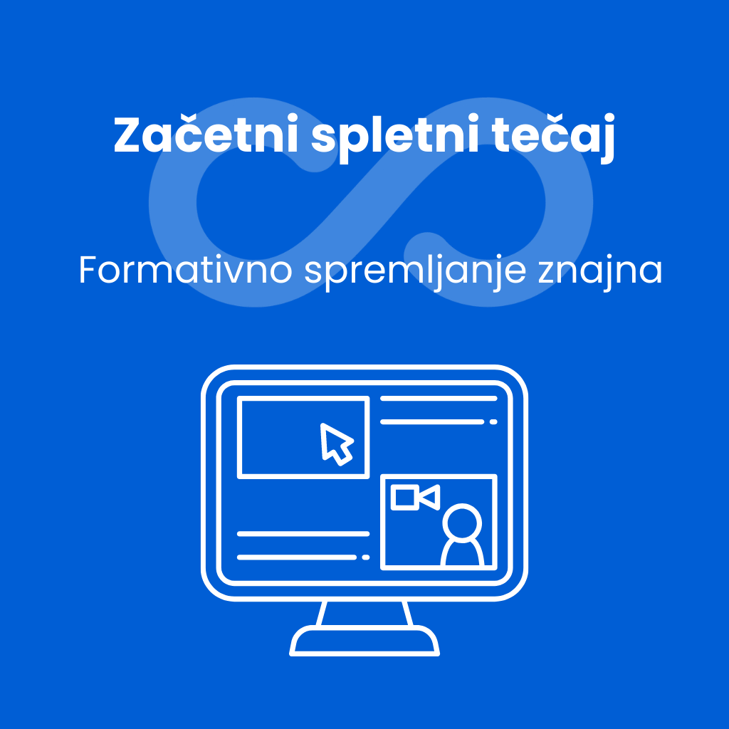 Začetni spletni tečaj: Formativno spremljanje znanja