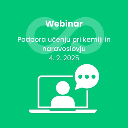 Prihajajoči webinar: Podpora učenju pri kemiji in naravoslovju 4. 2. 2025